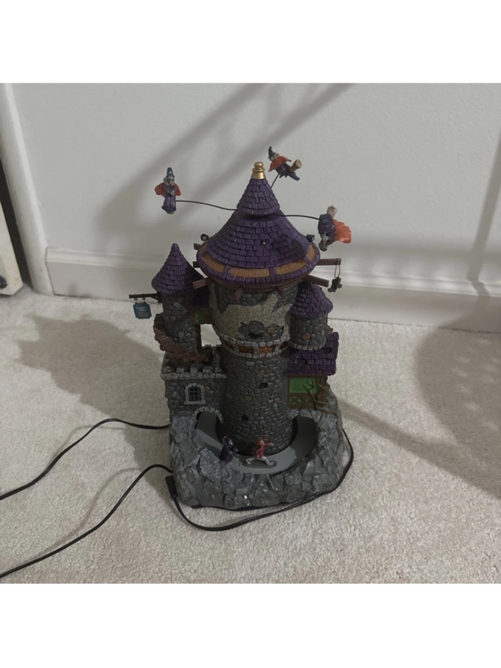 NEW LEMAX Witch Clock Tower Village (Lights up, moves, and makes noise) - Picture 4 of 9